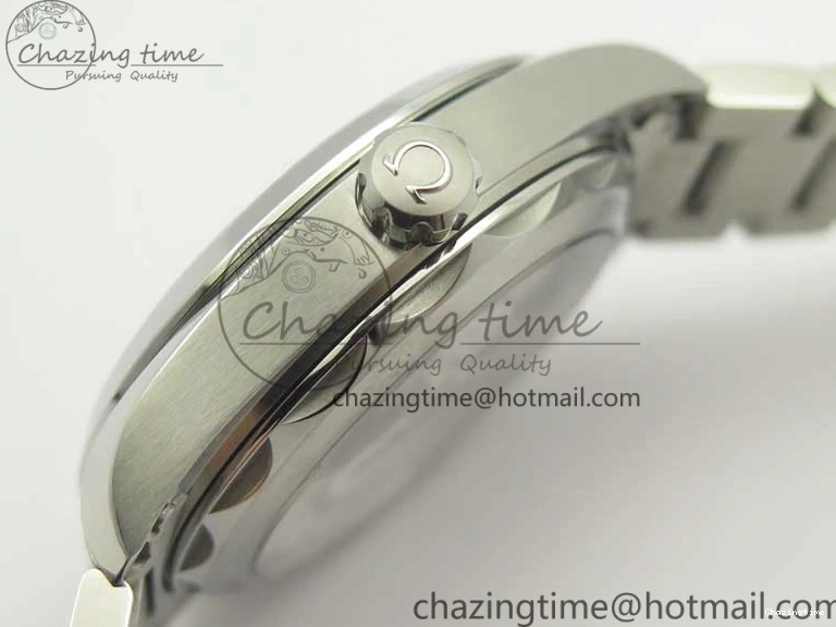 0223 Aqua Terra 150M Master Chronometers VSF 1:1 Best Edition Gray Dial Blue Hand on SS Bracelet A8900 Super Clone Trendsetting 8006